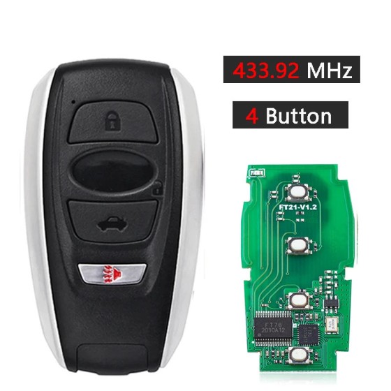 2022-2023 Toyota GR86 / 4-Button 433Mhz Smart Key / PN: SU003-10030 / HYQ14AHK (AFTERMARKET)